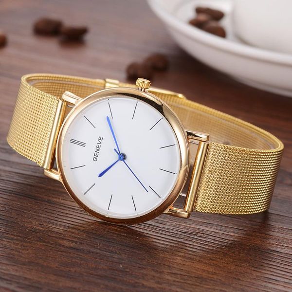 

wristwatches quartz ladies watch for women fashion female brand mesh belt clock relogio feminino zegarek damski, Slivery;brown