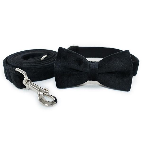 

dog collars & leashes personalized collar adjustable black velvet metal buckle custom pet boy and girl phone number adjustab