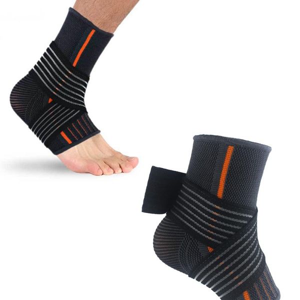 

2 pcs ankle guard ankle pad brace sports support for exercise weightlifting sprain - size (grey a, Blue;black