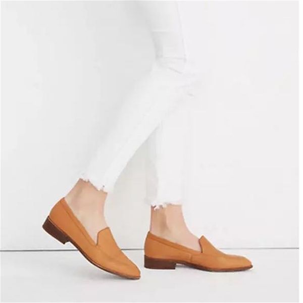 

2021 lefu leather three shoes, color women's autumn single shoes, versatile lazy shoes yw crxb, Black