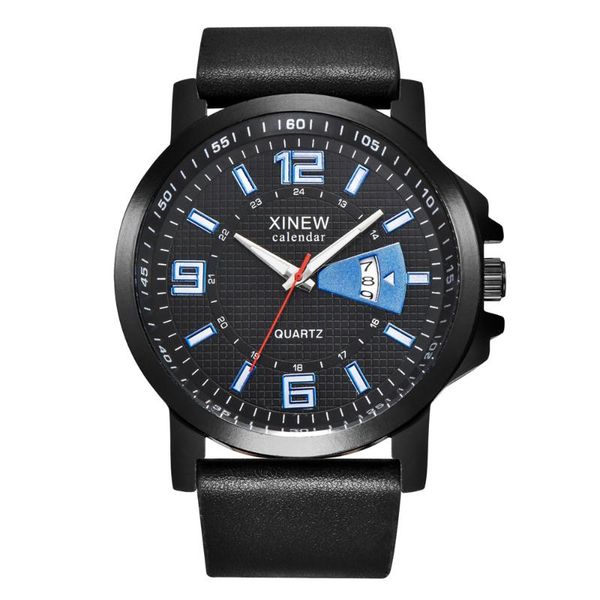 

wristwatches fashion casual men quartz wristwatch waterproof clock military watch luxury leather hour horloge #17 b3609, Slivery;brown