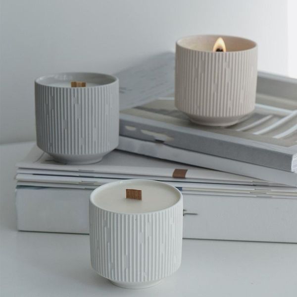 

candle holders ceramics cup holder for wedding decorations candlestick candelabros vintage stand nordic