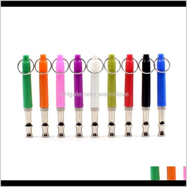 

pet ultrasonic whistle simple style colorful nickel plated copper whistles for bite resistant sports fit dog obedience gadget 2 4hz y wvpa8