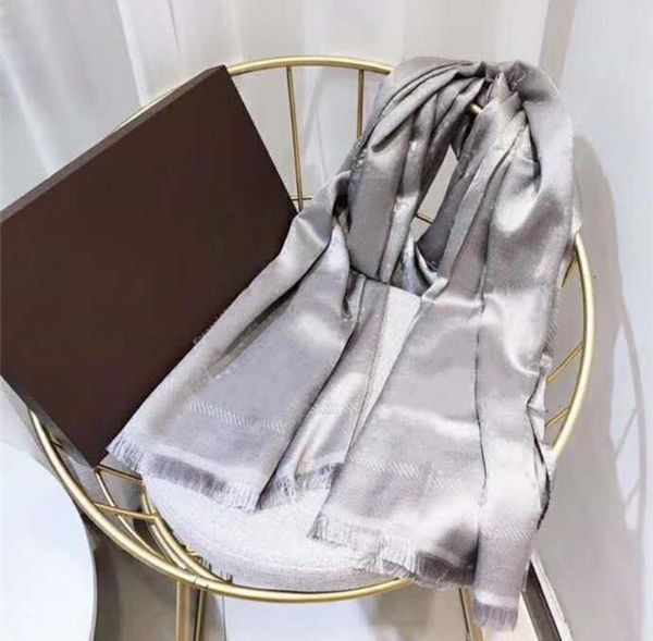 

fashion cashmere scarf for women scarves ladies spring letter printed shawls scarfs pashmina long ring 180x70cm gift dropship, Blue;gray