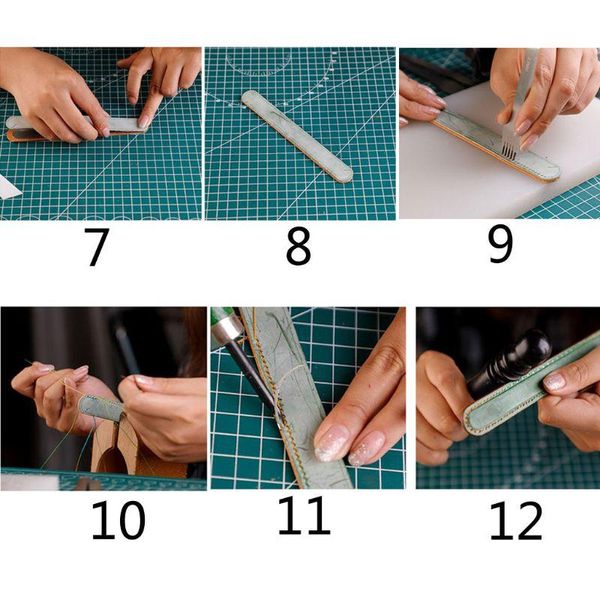 

bangle 10pcs titanium blank stamping bracelet diy leather cuff bangles jewelry making, Black