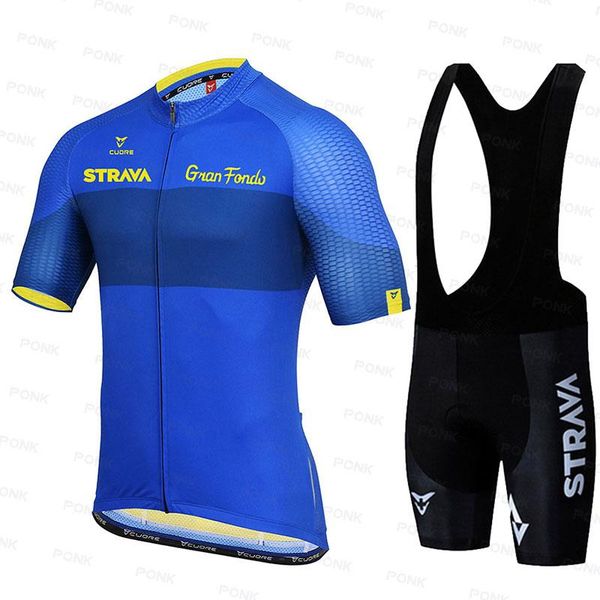 

racing sets strava pro cycling jersey set summer mountain bike clothes bicycle clothing mtb bib shorts culotte ciclismo, Black;blue