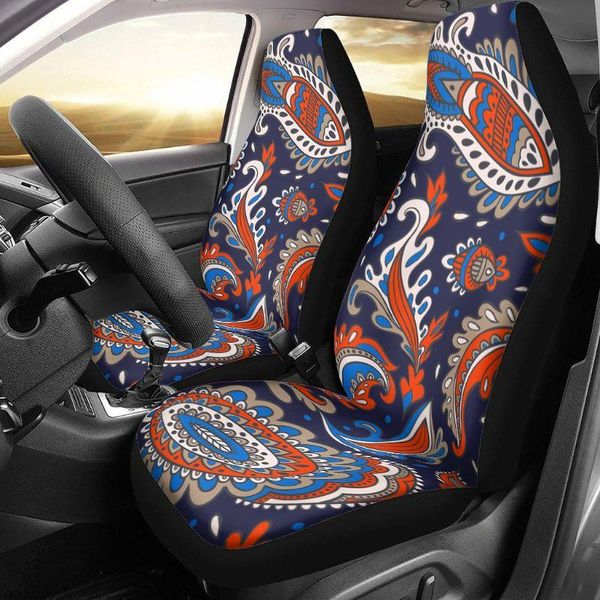 

car seat covers protector colorful mandala flower easy install full wrap bucket 2 pcs universal fit white onesize"]