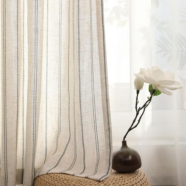 

linen cotton stripe curtain for living room linen bedroom curtain window drapes for bedroom kitchen curtains kids curtains