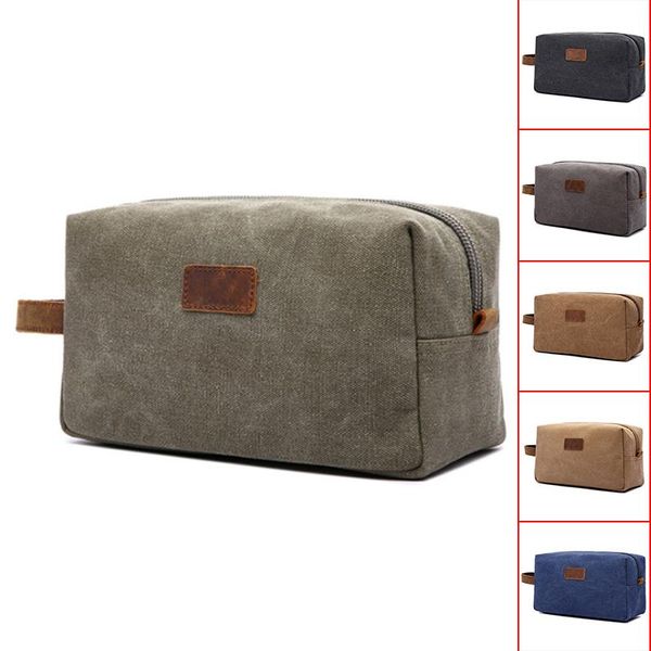 

men's makeup bag new men travel toiletry bag canvas leather organizer