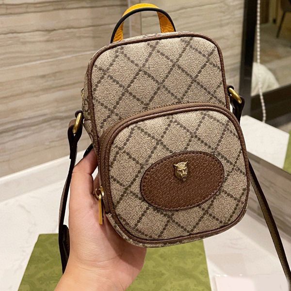 

shoulder mobile phone bag 2022 luxurys high designers bags messenger women totes fashion handbags printing crossbody clutch wallet handbag m
