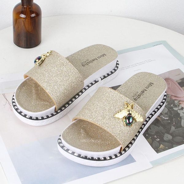 

women house slippers indoor flip flops fashion brand beach summer 2021, Black