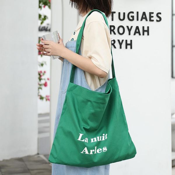 

evening bags teenager recycled reusable canvas graphic hobo handbag student high street roomy school book minimalist hipster shoulder bag