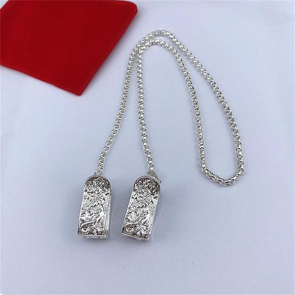 

chains clip necklace plated 925 silver chain napkin bib dinner
