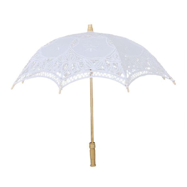 

umbrellas victorian umbrella lace wedding bride white 30x51cm