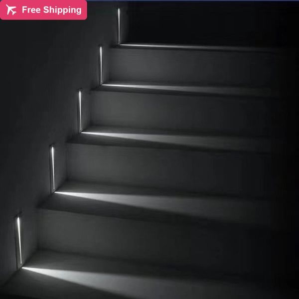 

wall lamps 10pc motion sensor 3w recessed stairs lighting indoor outdoor corner lights step stairway hallwa