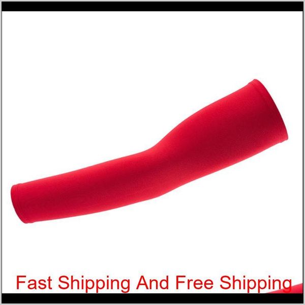 

cycling arm sleeves uv sun protection cover for sports golf fishing running elbow arm warmers bicycle fitness arm qylgnr abc2007, Black