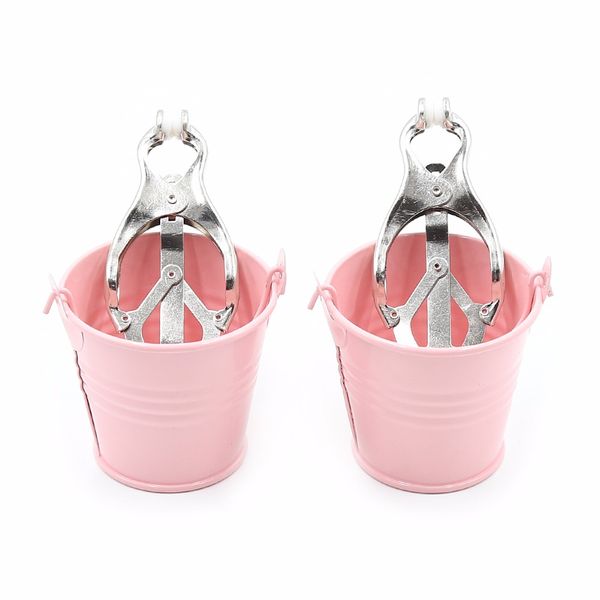 

thierry metal nipple clamps attach bucketsm bondage toys nipple clips breast clip slaves toys for couples game