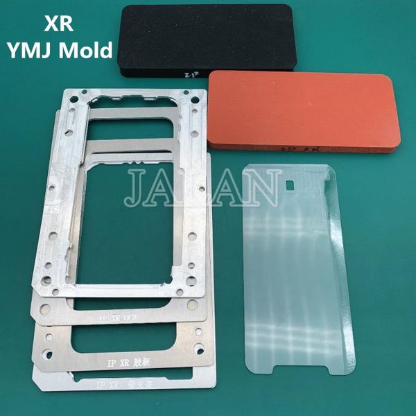 

cell phone repairing tools ymj lcd glass laminate mold for xr digitizer display screen positioning laminating oca glue