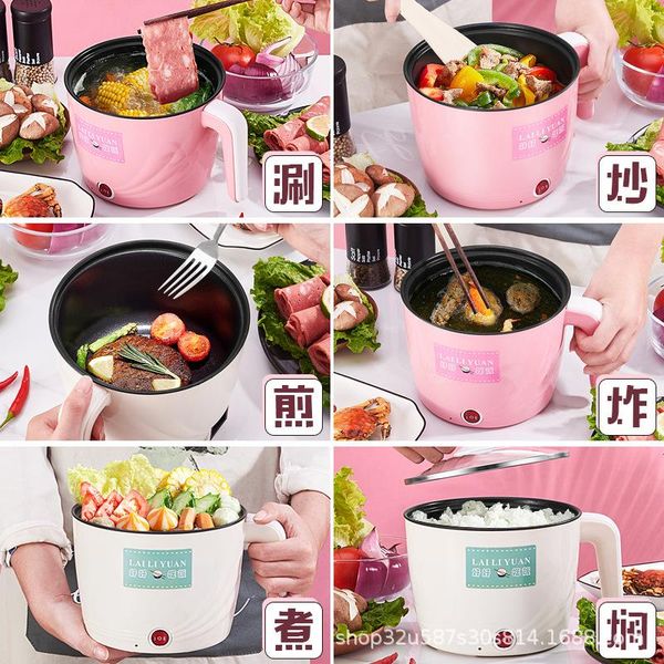 

electric skillets home dormitory mini frying pan pot for cooking noodles