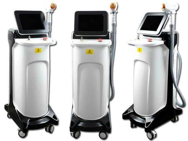 

808nm laser hair removal equipment treatment diode laser 808 soprano ice laser dark skin hair removal system, Black