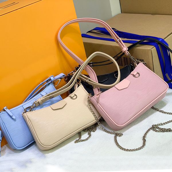 

fashion womens luxurys designers bags genuine crossbody handbag leather business handbags tote shoulder bag pink black blue 19cm b184