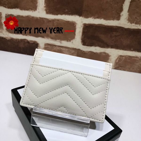 

2021 men classic casual credit card holders cowhide leather ultra slim wallet packet bag for mans women with box, Brown;gray