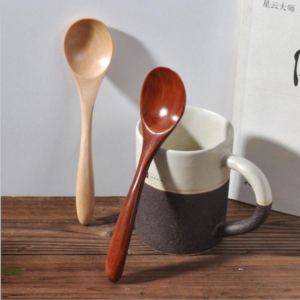 

natural wood spoon fork bamboo kitchen cooking dining soup honey coffee utensil tools soup-teaspoon tableware