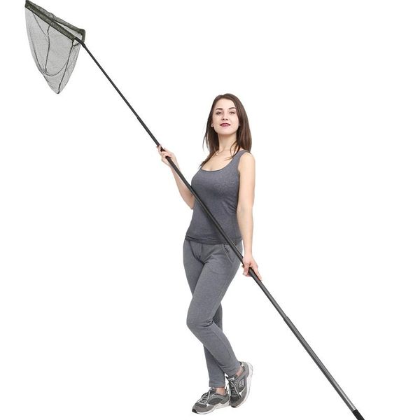 

carbon carp net /110/170 / 350cm fishing net folding landing frame folding fishing