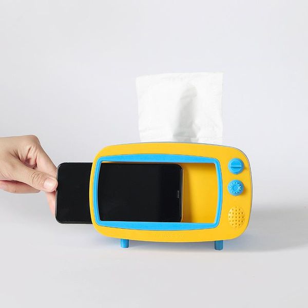 

tissue boxes & napkins box lazy phone holder creative retro