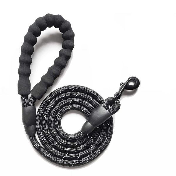 

dog collars & leashes strong reflective durable leads rope with soft padded handle walking training leash1.5m