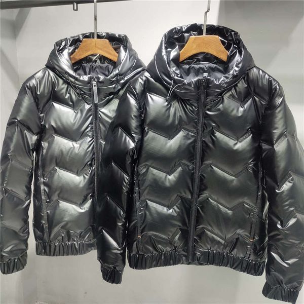 

new short hooded jacket in autumn and winter 2020, Black