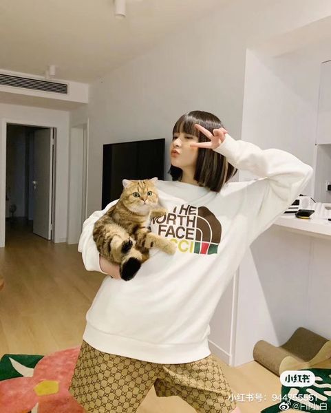 

hoodies t shirt early spring 2021 co branded yuanlin sweater, Black