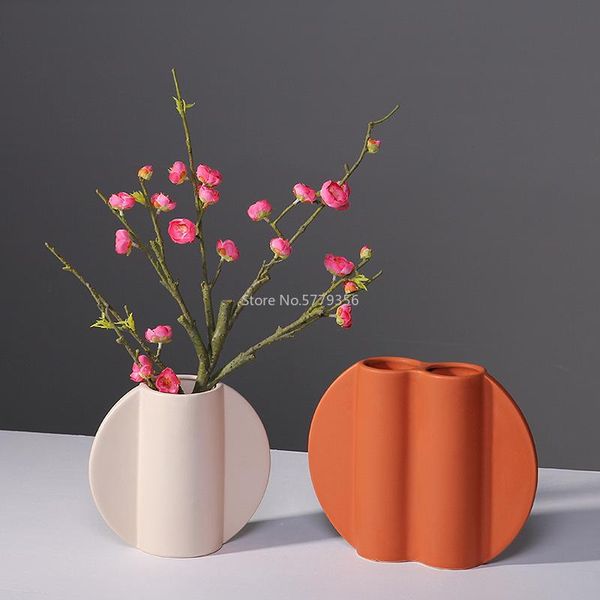 

vases flower vase decoration home ceramic pot nordic style living room