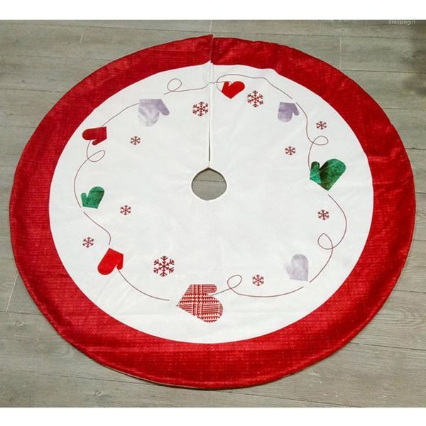 

christmas decorations 2 pcs tree skirts creative pattern mats for party decorating