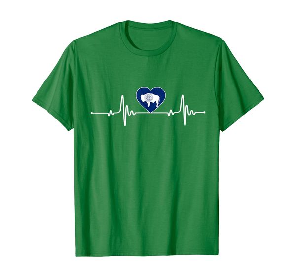 

Wyoming Heartbeat Wyoming State American T-Shirt, Mainly pictures