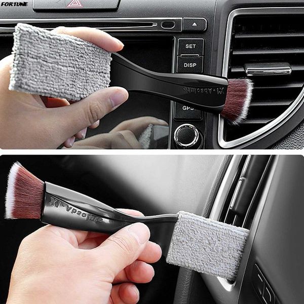 

car sponge air conditioner outlet cleaning brush interior tool dust removal for caring accessories