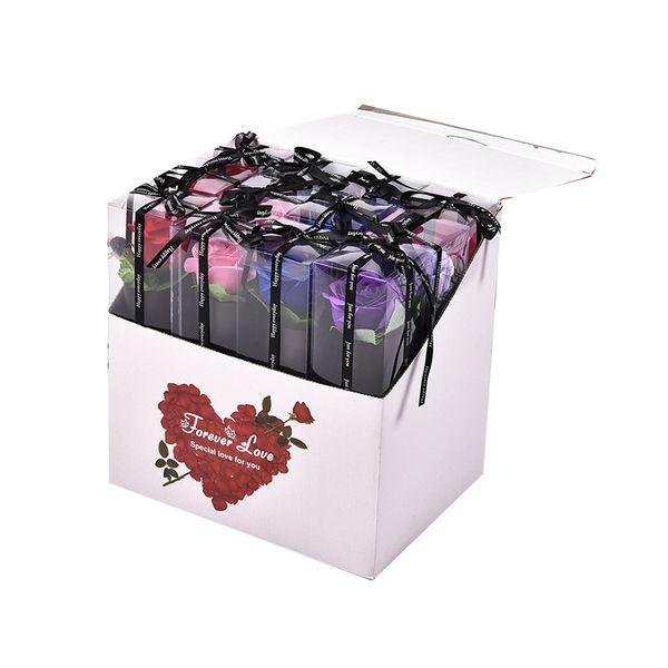 Festa Bomboniere Amante Regalo per Fidanzata Boyfriend Valentino Regali di San Valentino Regali Flower Sapone SOAD Ospiti Bridesmaids Forniture