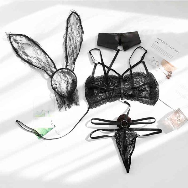 

women cosplay costume bunny girl suits ladies erotic uniform for boyfriend cute party roleplay lingerie rabbit sleepwear, Red;black