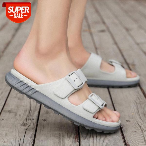 

outdoor beach slippers summer shoes men flip flops casual slides mens breathable sea river clogs couple shoes hombre #ct7r, Black