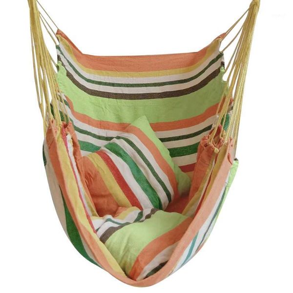 

camp furniture outdoor portable thicken hammock garden travel camping throw pillow swing chair hammoc1