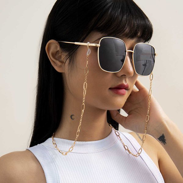 

street simple eye chain personality p cool fashion accessories, Silver