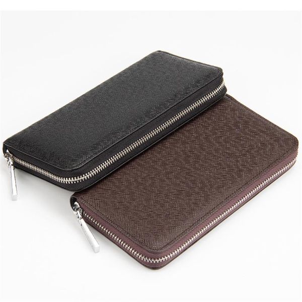

wallets brand long purse wallet male clutch leather men business coin passport pocket portefeuille kuleta, Red;black