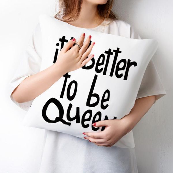 

cushion/decorative pillow 1pc letter printed throw case cushion cover home waist gift living room bedroom