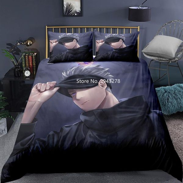 

bedding sets 3d printed anime patterned cool duvet covers with pillowcases home textiles luxury children's and bedroom decor