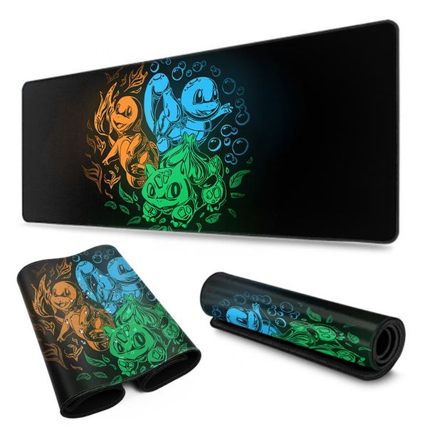 

mouse pads & wrist rests 90x40cm simple landscape pad lock edge game desk computer gift kawaii deskpad home decor mats