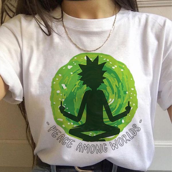 

cartoon womens summer harajuku t shirt print grunge funny ladies, White