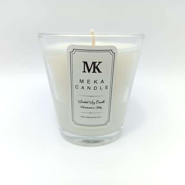 

apple scented soy candle, glass candles - valerian series - 400 g
