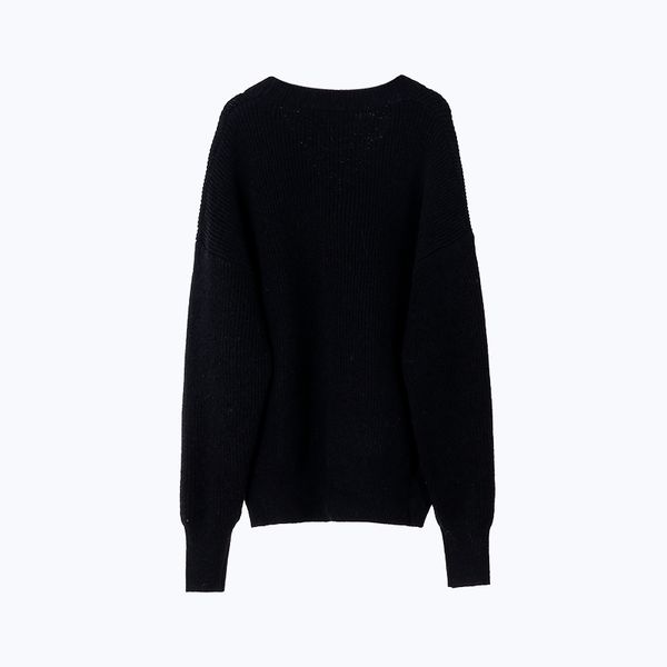 

2021 new black cardigan sweater women button knitted jacket coat fashion oversized cardigans 9t72, White;black