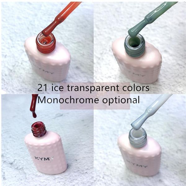 

nail polish gel art semi-permanent varnish mixed plastic bottle uv led absorption