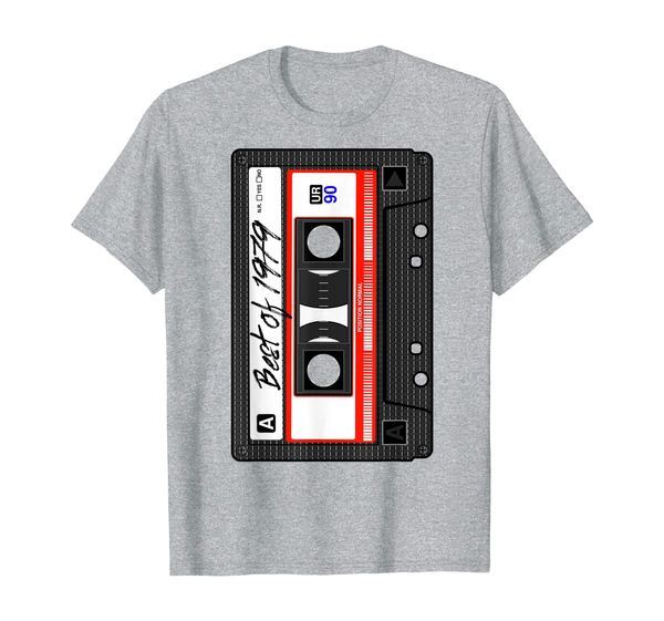 

tape of 1979 cassette music mix 1980s 1990s outfit tape t-shirt, White;black